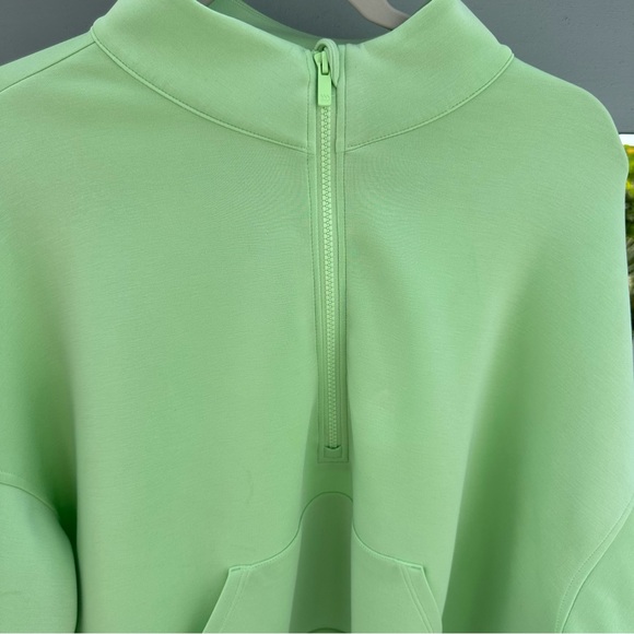 ALL IN MOTION Women's Activewear Long Sleeve Half Zip, Green,Pullover Size XXL - Picture 6 of 10
